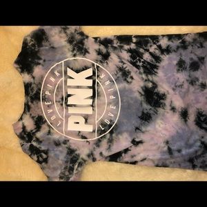 Pink tye dye T-shirt